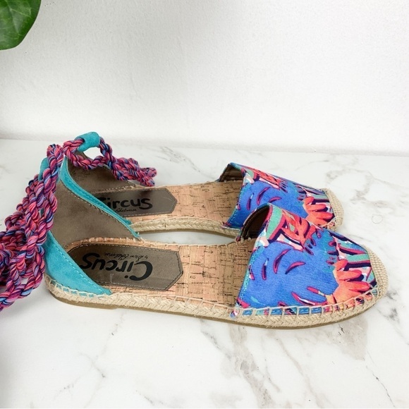 Circus by Sam Edelman Lenora Tropical Espadrilles Sz 6 1/2 - Picture 3 of 10